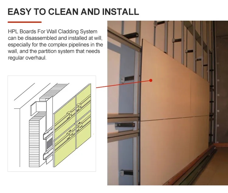 HPL wall panel (5) Стеновая панель HPL (5)