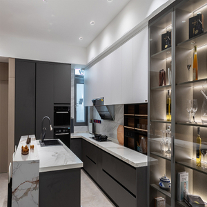 Современные домашние и кухонные шкафы для хранения вещей с островными дизайнерами от производителей