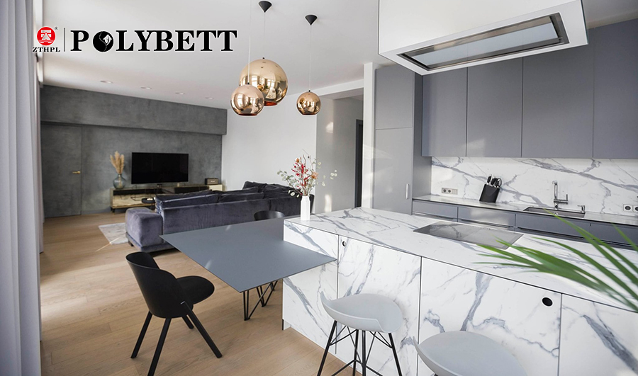 кухонная столешница из мрамора HPL