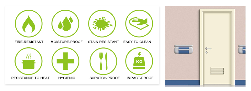 дверь HPL для больницы