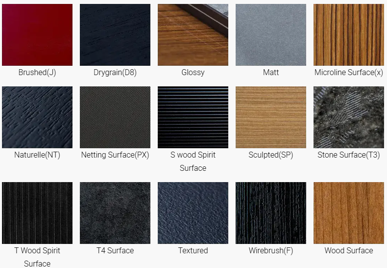 Сколько вы знаете о различных поверхностных обработках HPL?