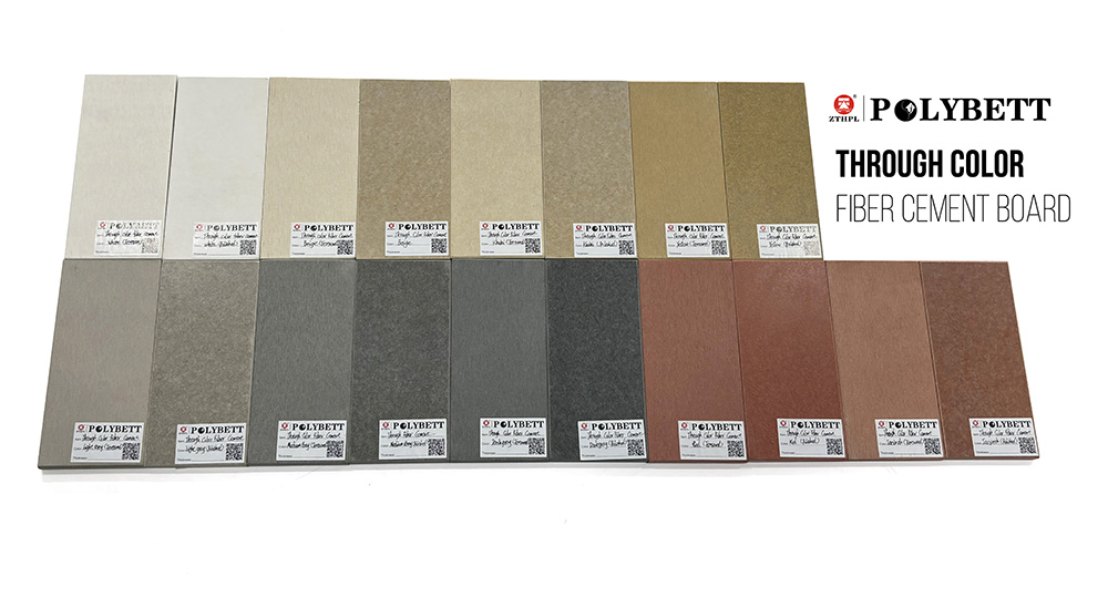 цветная фиброцементная плита