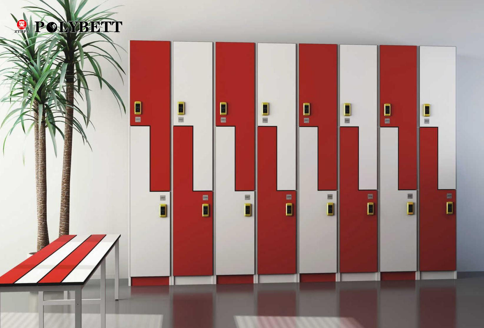 шкафчик для досок hpl для раздевалки