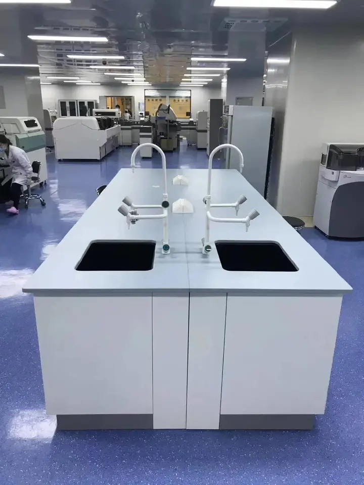  Лабораторный стенд рабочего стола химии фенольной смолы для чистой комнаты больницы