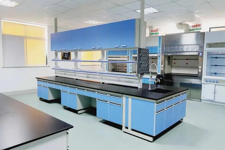 Химия Физико-биологическая лаборатория Рабочий стол Лабораторная мебель
