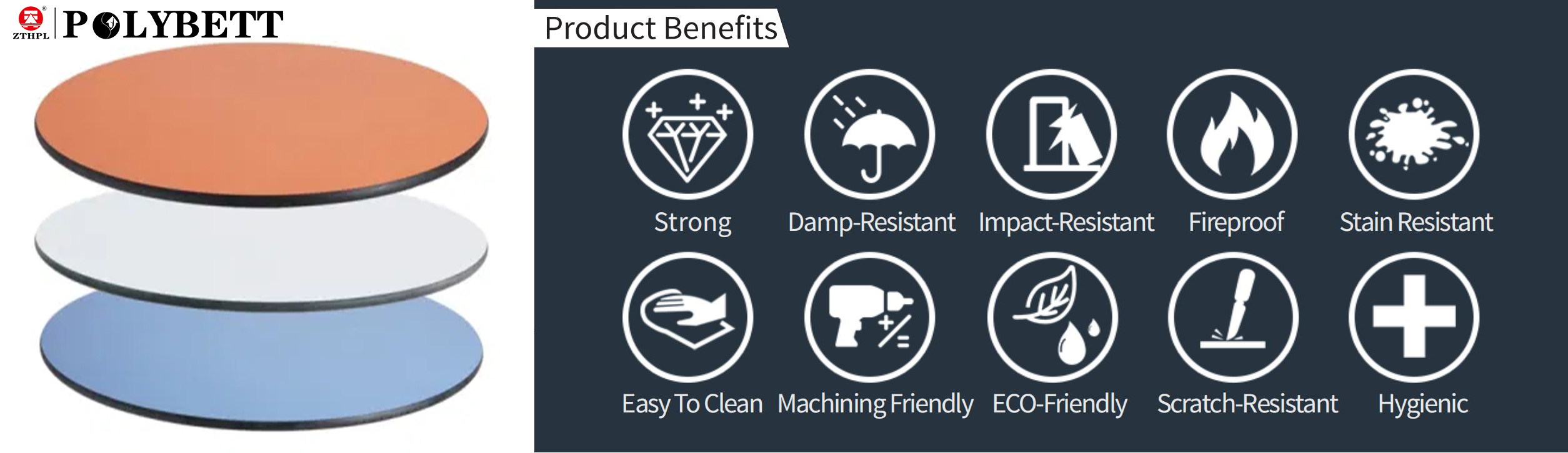 столешница из hpl